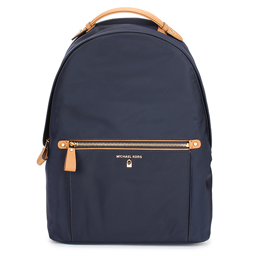 MICHAEL KORS Kelsey 素面尼龍後背包-深藍色