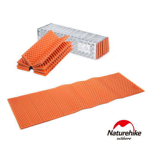 Naturehike 耐壓蛋巢型折疊防潮墊 睡墊 橙色