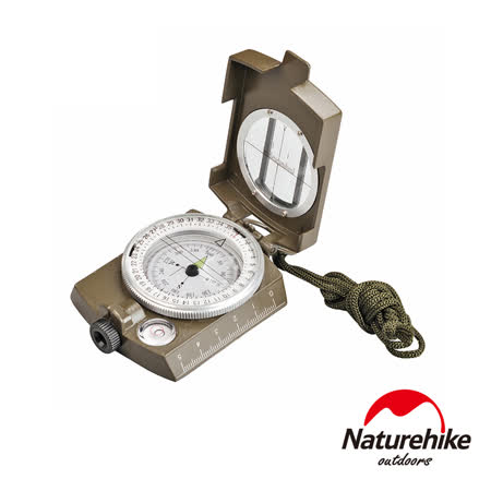 Naturehike 軍用防水夜光指南針 指北針 地質羅盤儀