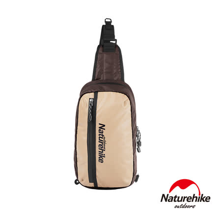 Naturehike 8L戶外輕量單肩斜背包 風行包 咖啡