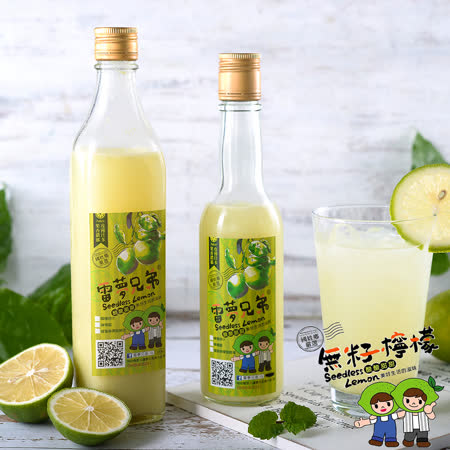 雷夢兄弟 100%純榨檸檬汁3瓶(500ml/瓶)