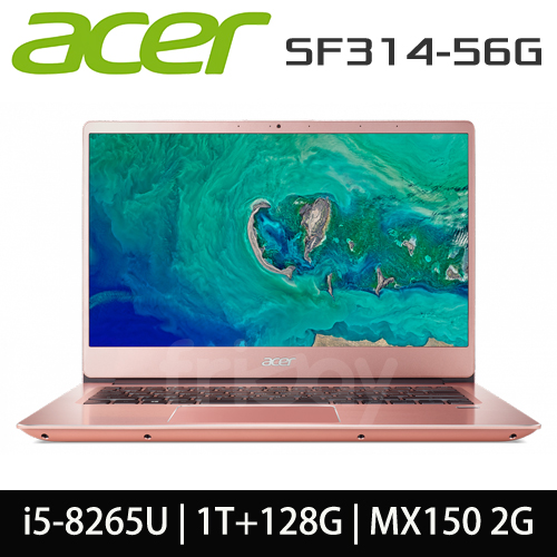 ACER 宏碁 SF314-56G-5968 i5-8265U/4GB/1T+128G/MX150 2G/14吋FHD