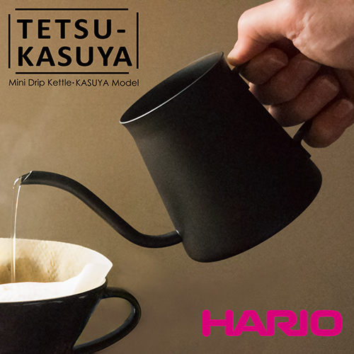 【日本 HARIO】粕谷哲霧黑迷你細口壺 300ml