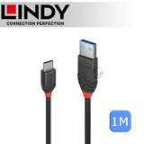 LINDY 林帝 Black USB 3.1 Gen 2 Type-C/公 to Type-A/公 傳輸線 1m (36916)