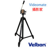 【Velbon】videomate 攝影家 438 錄影 油壓 單手把 把手 三腳架(附腳架袋 代理商公司貨)