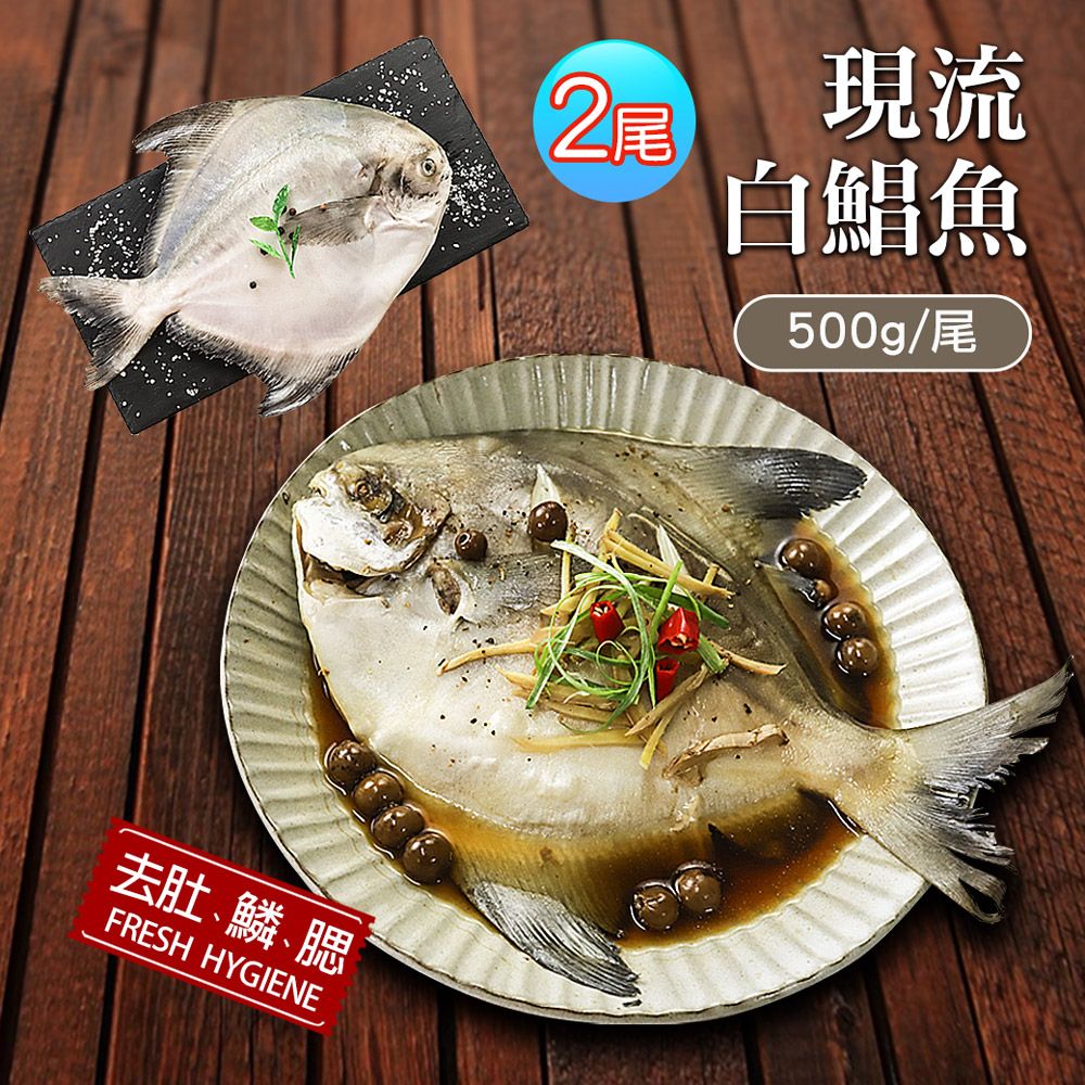 野生一本釣
白鯧魚500gx2尾