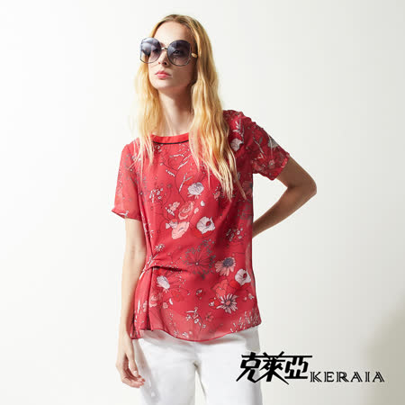 KERAIA 克萊亞
百花春漾雪紡上衣