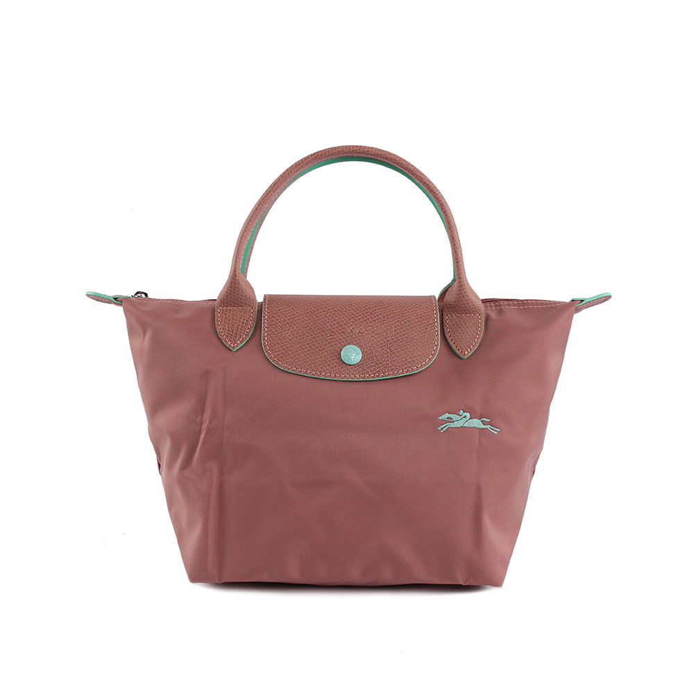 【LONGCHAMP】 S號短把LE PLIAGE CLUB摺疊水餃包(粉色) 1621619P13