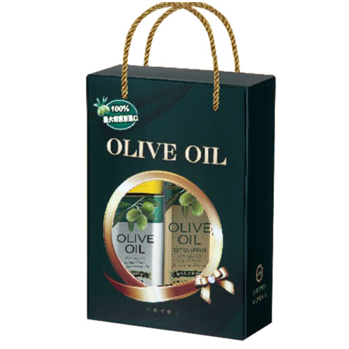 【台糖】富貴橄欖油禮盒(特級初榨橄欖油750ml*1瓶+橄欖油1000ml*1瓶)