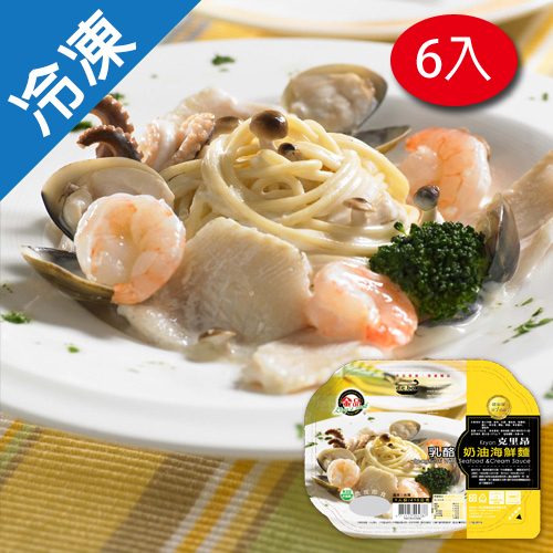 金品克里昂乳酪奶油海鮮麵410G/盒X6