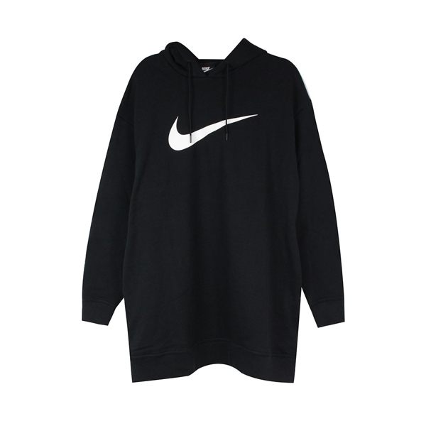 NIKE 女 AS W NSW SWSH HOODIE OS FT 連帽T(長)- AV8291010