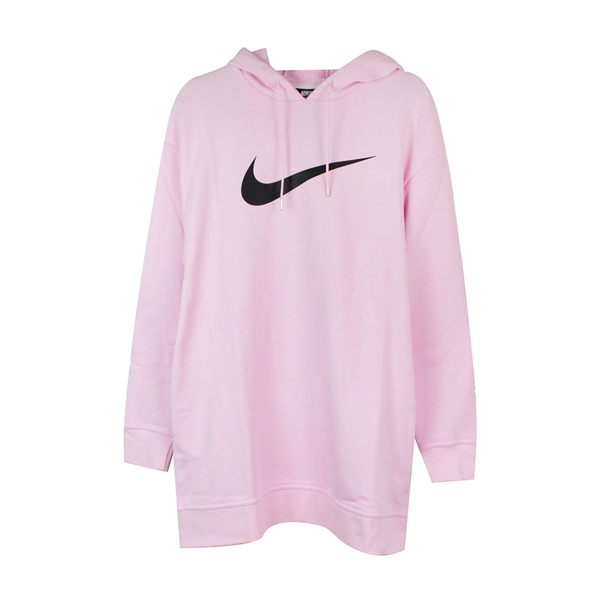NIKE 女 AS W NSW SWSH HOODIE OS FT 連帽T(長)- AV8291663