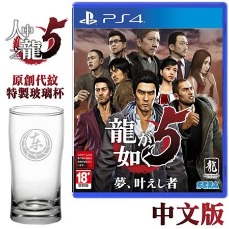 PS4 人中之龍5 
實現夢想者 中文版