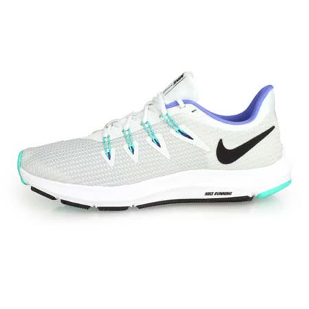 (女) NIKE WMNS
QUEST慢跑鞋-淺灰螢光綠紫