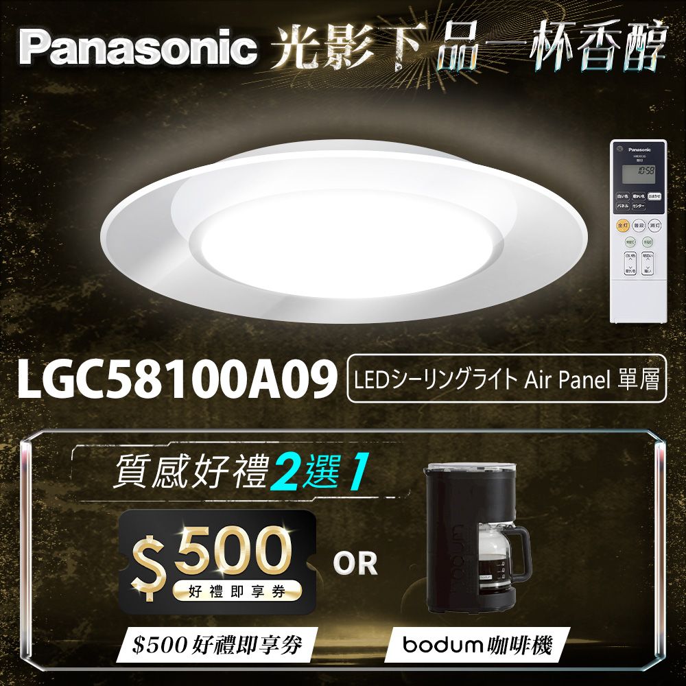 Panasonic 5-7坪 
AirPanel單層導光板