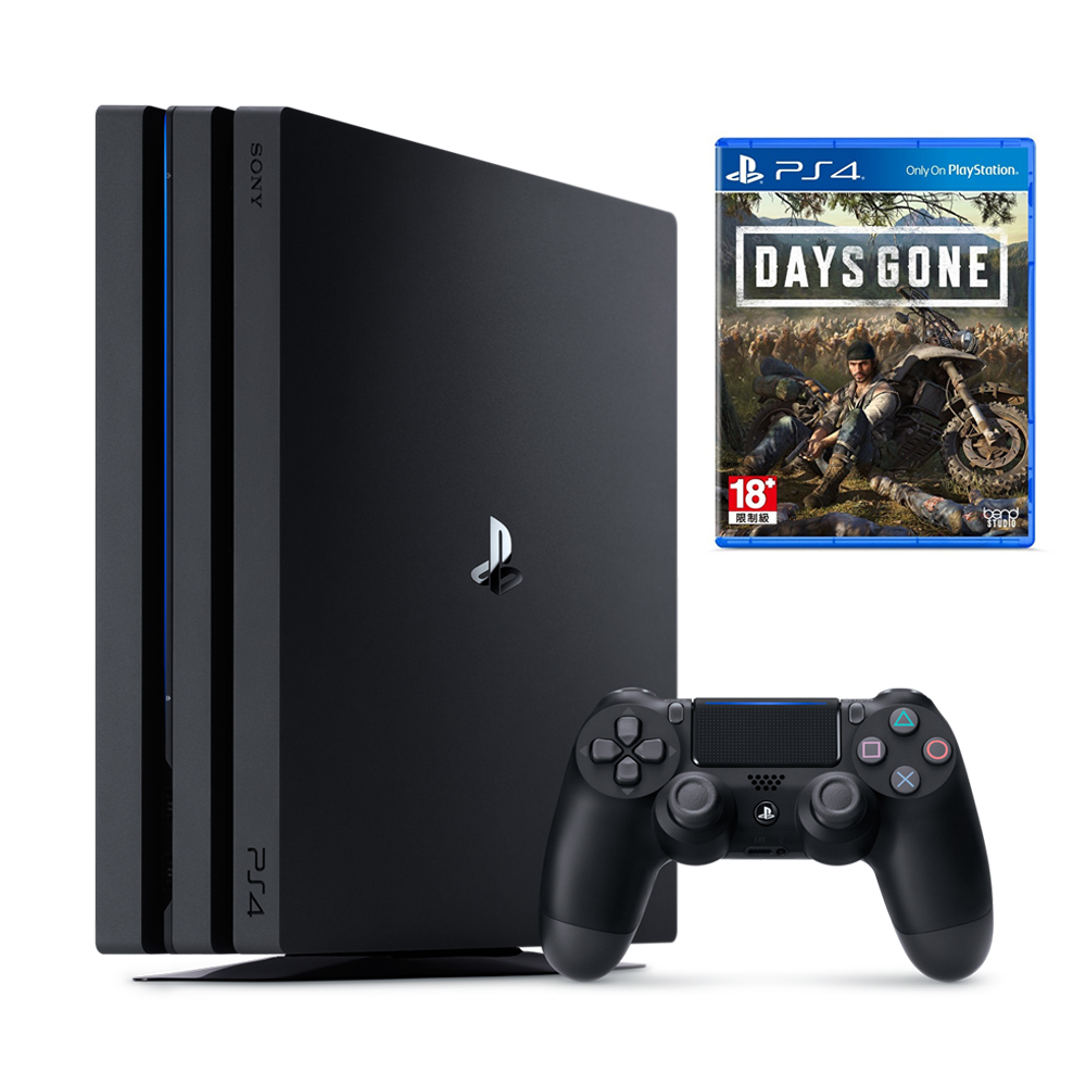SONY PS4 Pro主機CUH-7218系列1TB-極致黑+ 往日不再 Days Gone