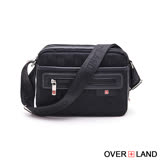 OverLand美式十字軍 - 美式潮酷格紋輕體側背包 - 2771