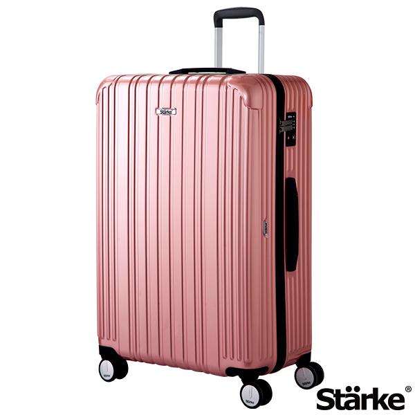 德國設計Starke 29吋PC+ABS拉鍊行李箱 旅人系列-玫瑰金