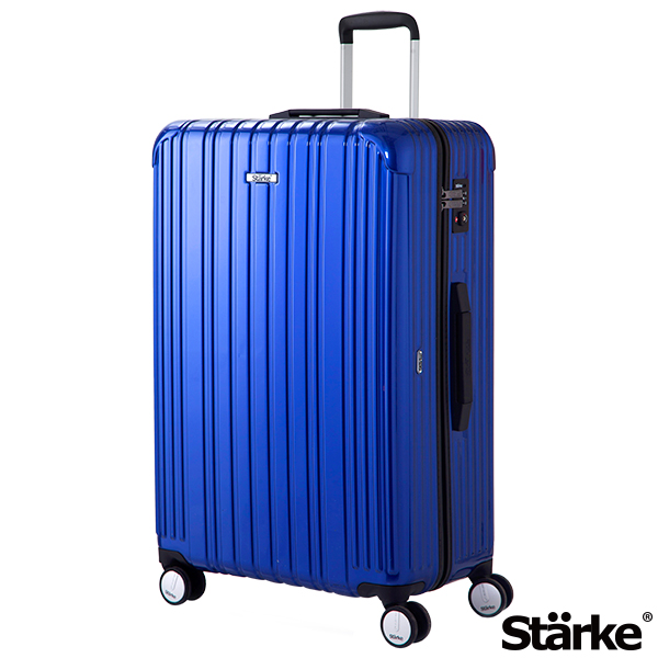 德國設計Starke 29吋PC+ABS拉鍊行李箱 旅人系列-藍色