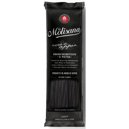 【MOLISANA】石臼碾磨茉莉墨魚麵 500G
