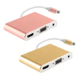 Lightning To HDMI/VGA/AV 1080P影音轉換器