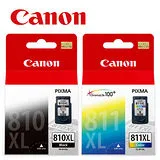 ↘CANON PG-810XL+CL-811XL 原廠高容量墨水組合 (1黑+1彩)