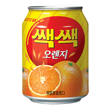 【 Lotte】樂天粒粒橘子汁238ml