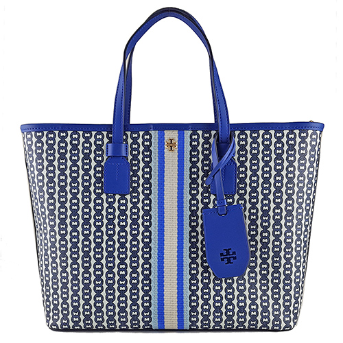 TORY BURCH 防刮牛皮花紋手提斜背托特包 中款