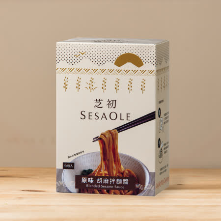 買一送一【芝初】原味胡麻拌麵醬 30G*6入

