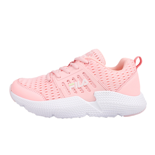 【FILA】J314T 輕量結構女運動訓練鞋-粉橘(5-J314T-551)