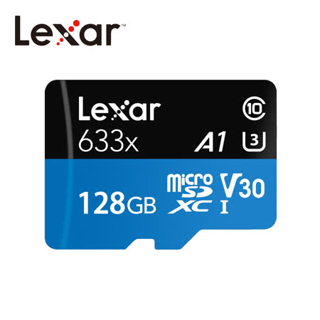 Lexar 128GB  A1 V30 microSDXC 高速記憶卡