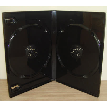 雙片裝 14mm 黑色 PP 鏡面 CD盒 DVD盒 光碟盒 CD殼 有膜 25個