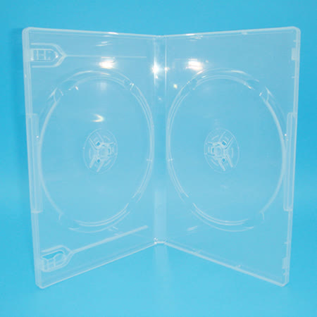 雙片裝 14mm PP 霧透 CD盒 DVD盒 光碟盒 CD殼 有膜 25個