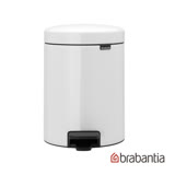 【荷蘭Brabantia】NEWICON純淨白垃圾桶-5L