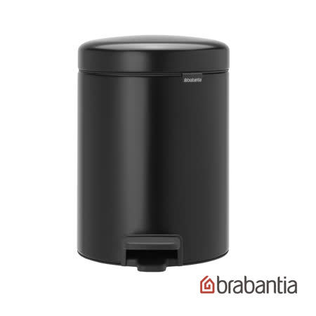 【荷蘭Brabantia】NEWICON尊爵黑垃圾桶-5L