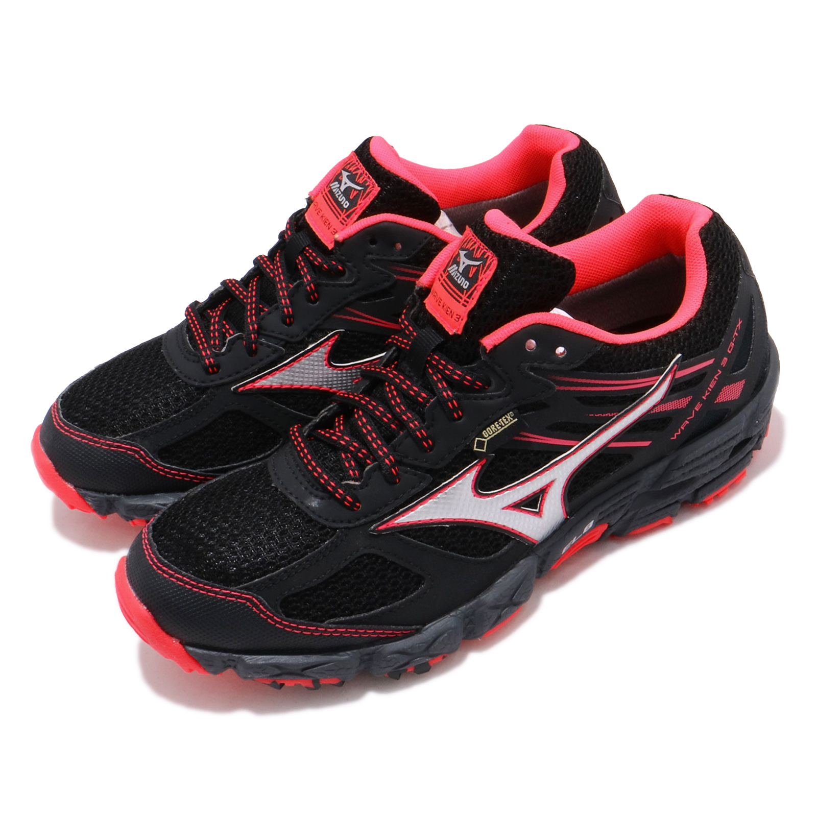 Mizuno 慢跑鞋 Wave Kien 3 GTX 女鞋 J1GK1659-03
