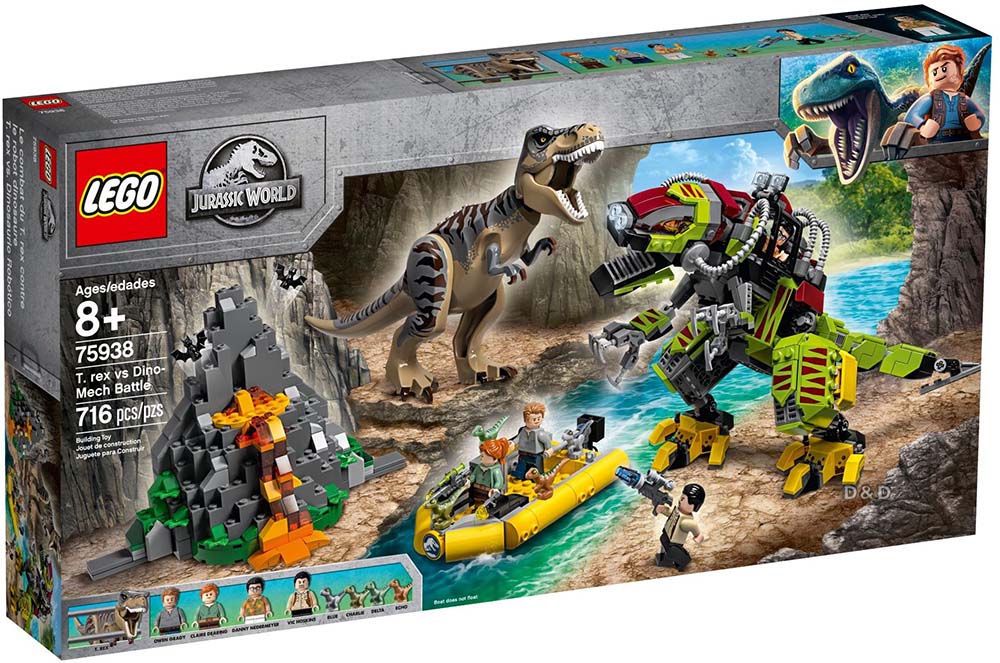 樂高積木 LEGO《 LT75938 》Jurassic World 侏儸紀世界系列 - T. rex vs Dino-Mech Battle