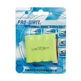 PRO-WATT 萬用接頭 無線電話電池4.8V 1300mah (尺寸:AA*4)P110