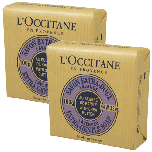 【即期品】L’OCCITANE歐舒丹 乳油木薰衣草皂(100g*2)-2020.05