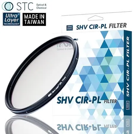 台灣STC低色偏多層奈米AS鍍膜MC-CPL偏光鏡58mm偏光鏡SHV CIR-PL(防污抗刮抗靜電耐衝擊,超薄框)