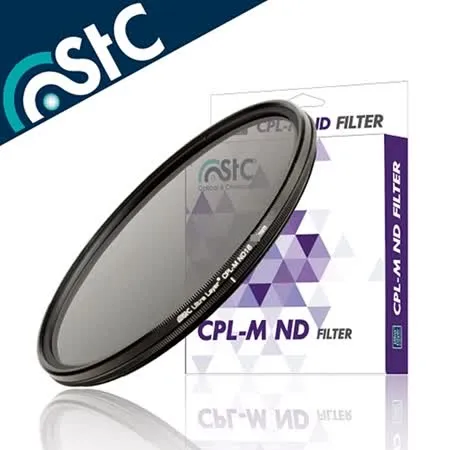 台灣STC低色偏多層奈米AS鍍膜CPL-M ND16減光鏡 82mm偏光鏡MC-CPL(防污抗刮抗靜電耐衝擊,超薄框)