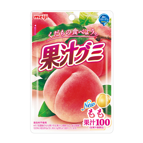明治果汁QQ糖-白桃口味51g