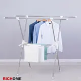 【RICHOME】不鏽鋼X型摺疊曬衣架