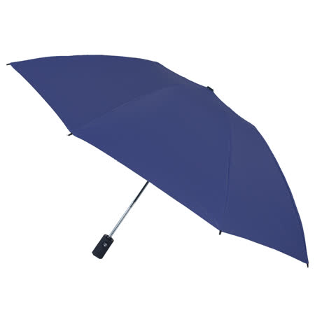 【2mm】原色調性黑膠降溫自動開收反向傘 (經典藍)