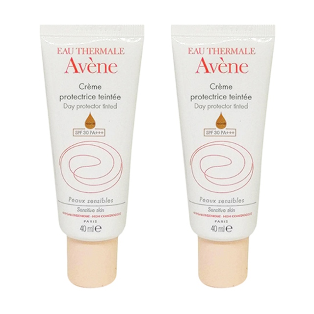 Avene 雅漾 清爽抗UV 潤色隔離乳 SPF30 40ml 兩入組