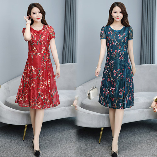 【韓國KW】(預購) 2XL-4XL 女人最大微醺傾心洋裝