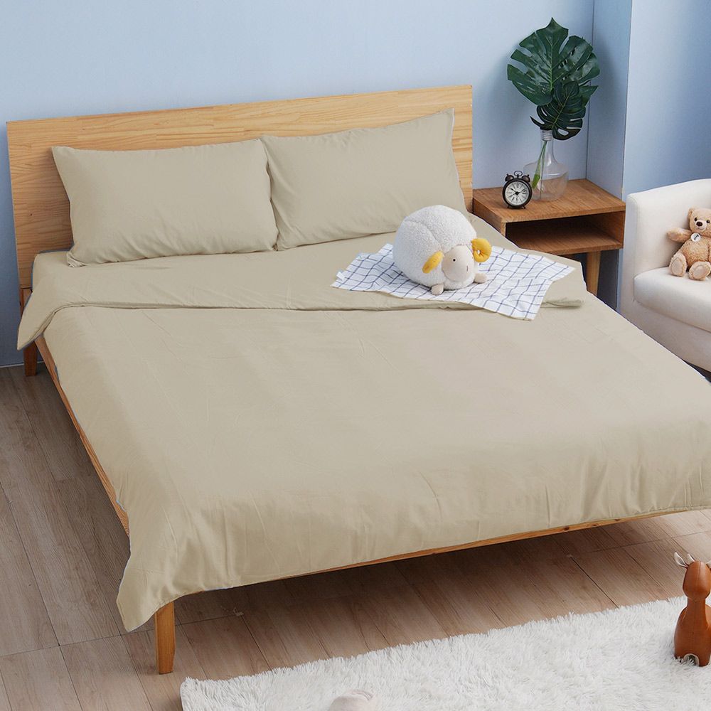 吸濕排汗
簡約純粹素色床包組