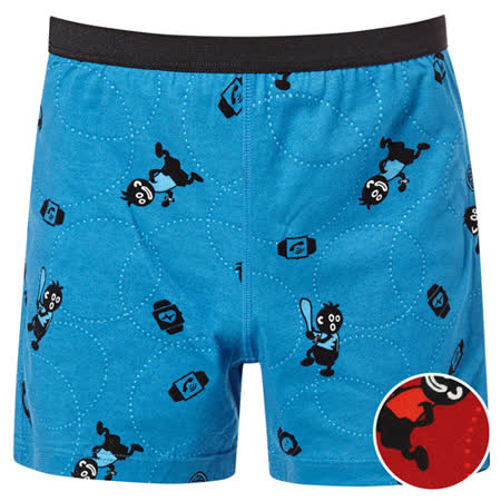 DADADO-小黑人110-130男童內褲(紅)品牌推薦-舒適寬鬆-四角男褲
