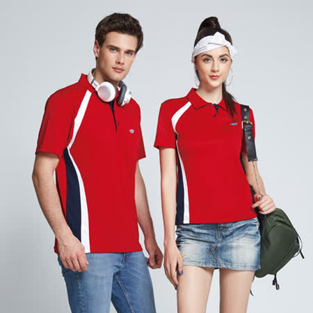 【Londa Polo】雙細條紋布女版短POLO衫