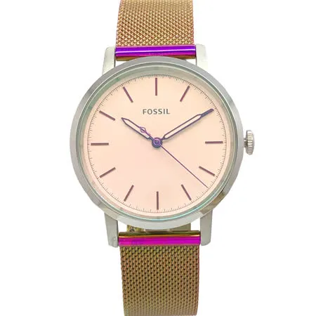 FOSSIL 手錶 ES4466 紫色魔幻 多彩米蘭錶帶 女錶